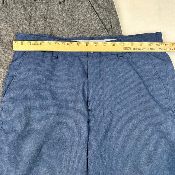 Lot of 2 Under Armour Mens Golf Shorts Size 34 Blue Grey HeatGear Loose 1272358 - Picture 5 of 13